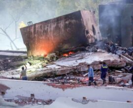 ahmedabad plane crash area