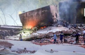 ahmedabad plane crash area