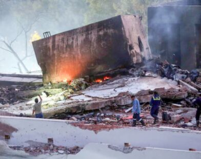 ahmedabad plane crash area
