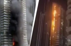 fire in dubai