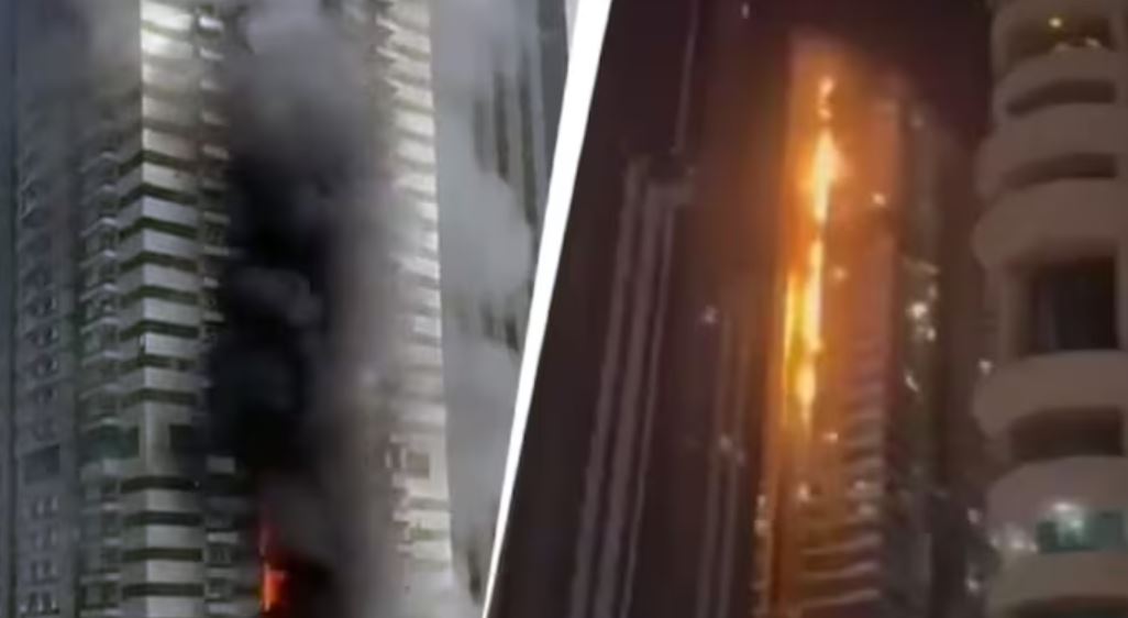 fire in dubai