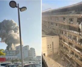hospital missile attack