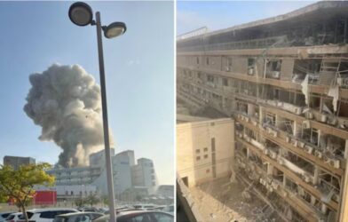 hospital missile attack