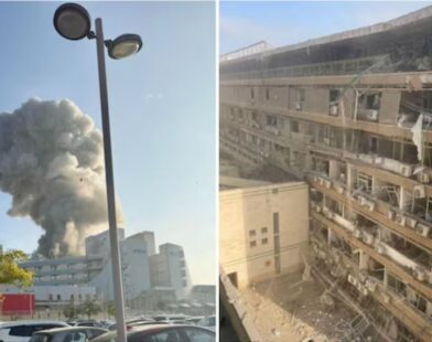 hospital missile attack