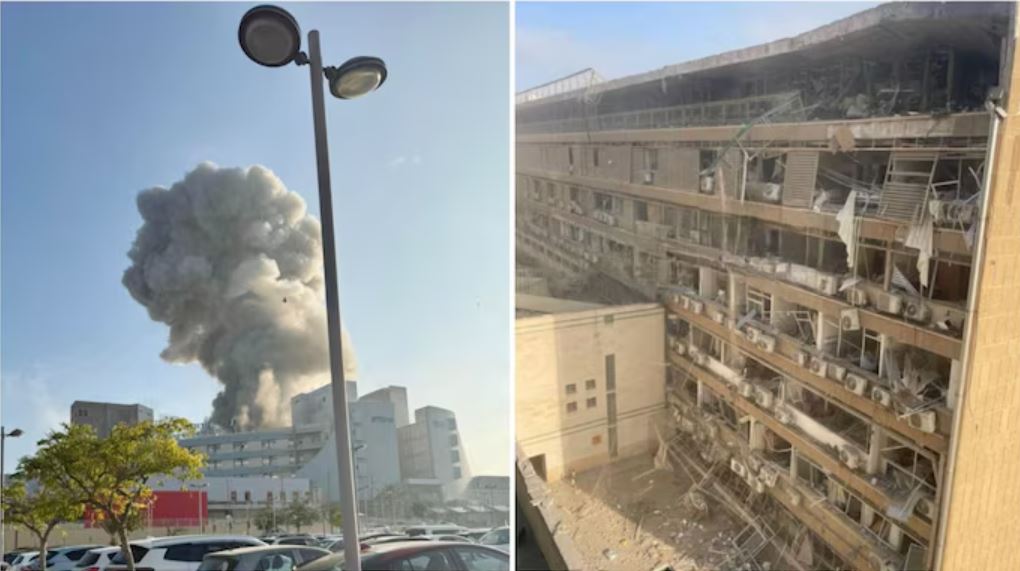 hospital missile attack
