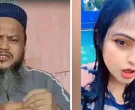 Sweta Khan and her husband