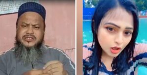 Sweta Khan and her husband