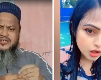 Sweta Khan and her husband