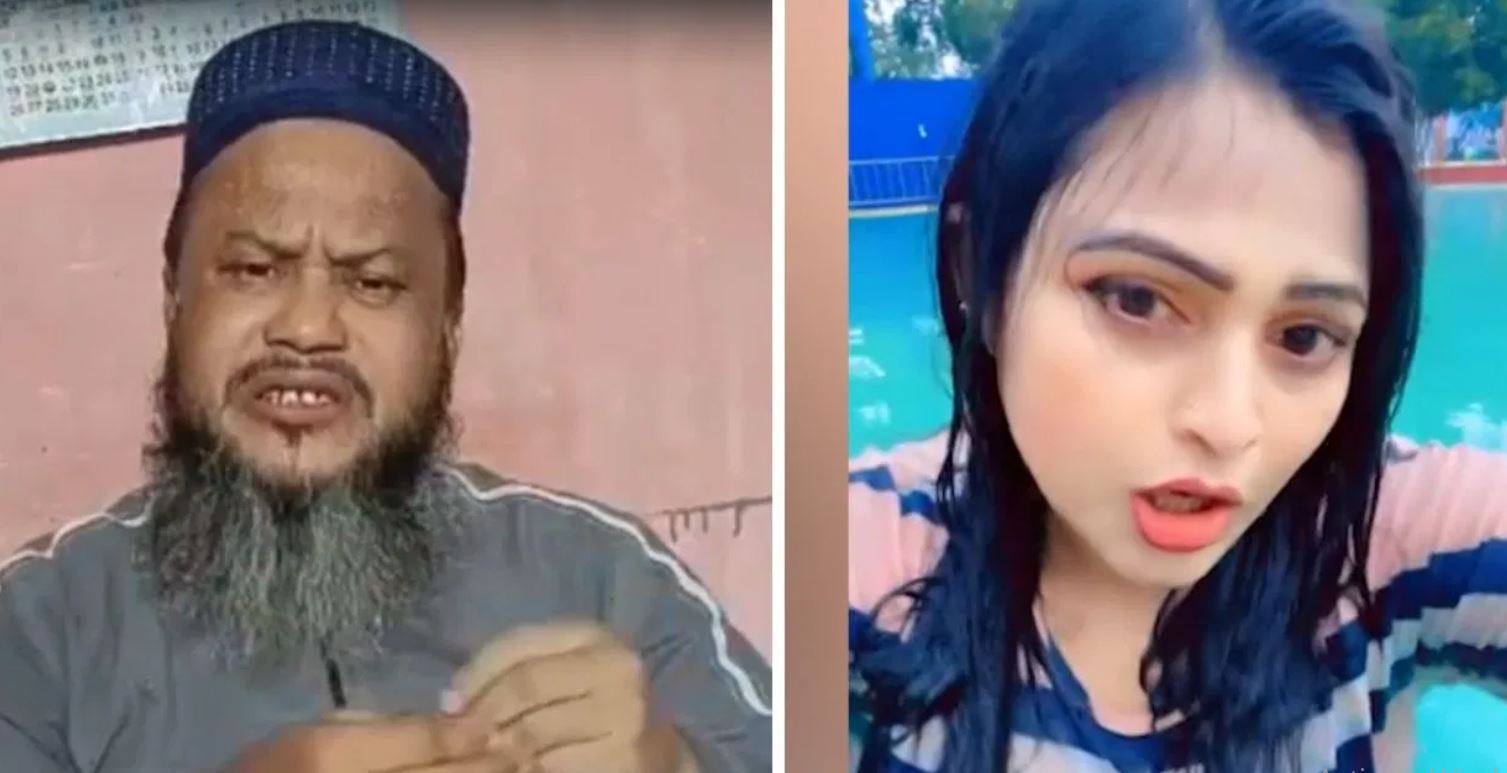 Sweta Khan and her husband