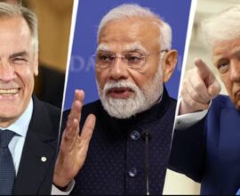 trump modi and carni