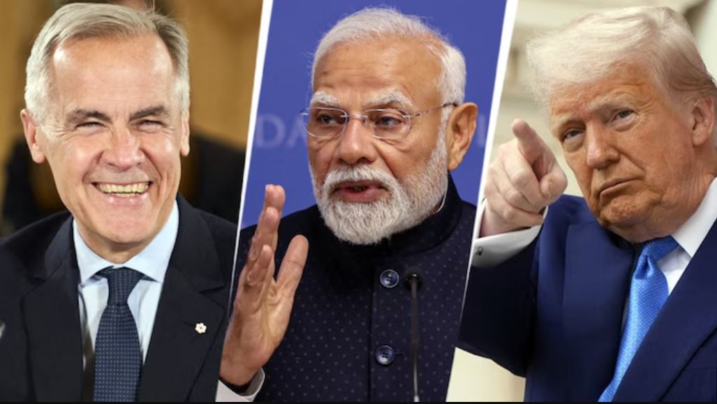 trump modi and carni