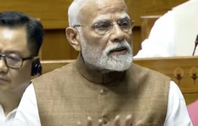 PM Modi in Parliament