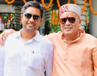 bhupesh bhagel and son
