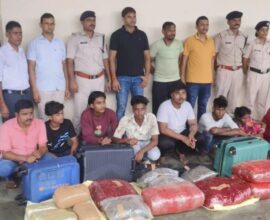 drug sumggling in train