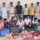 drug sumggling in train