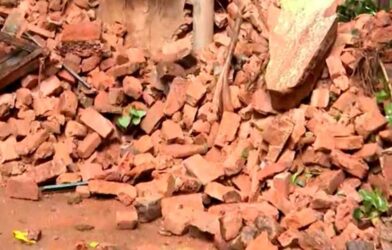 house collapsed