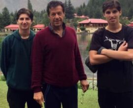 imran with sons