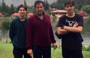 imran with sons
