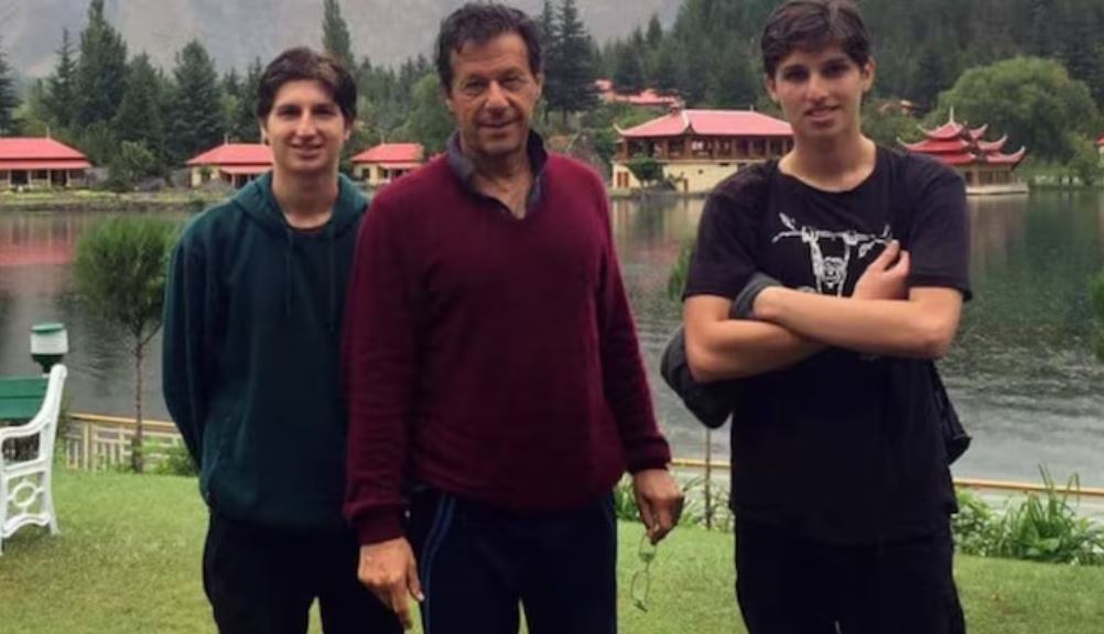 imran with sons