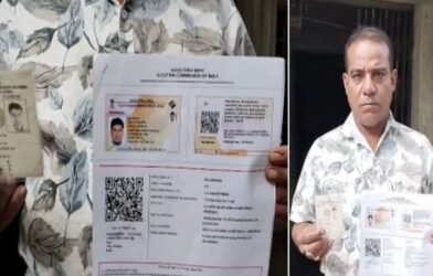 fake vote card