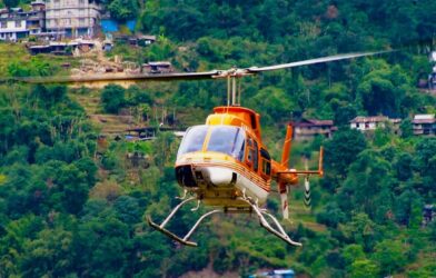 helicapter service before puja