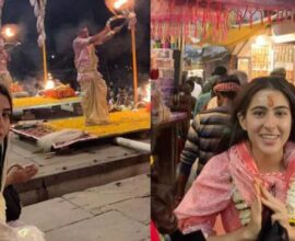 sara ali khan in varanasi