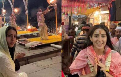 sara ali khan in varanasi