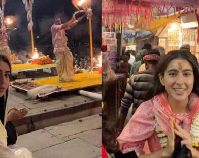 sara ali khan in varanasi