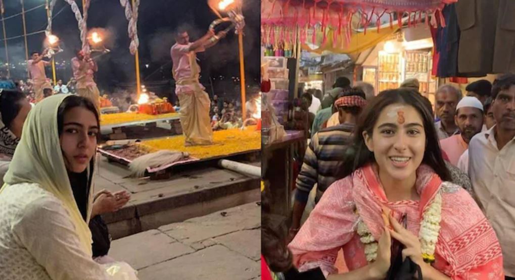 sara ali khan in varanasi