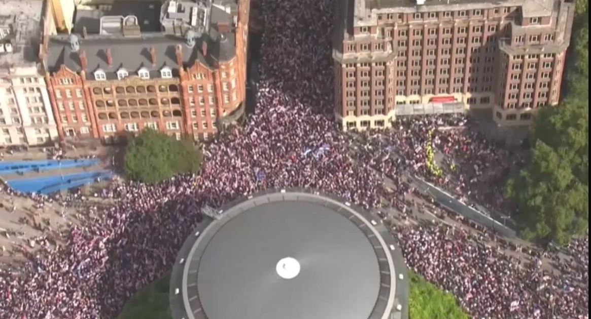 london protest