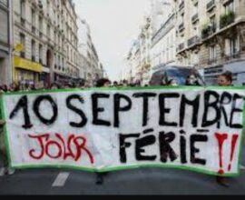 protest in france