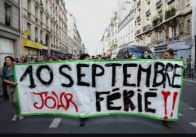 protest in france