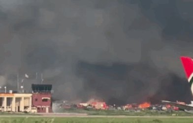dhaka airport fire