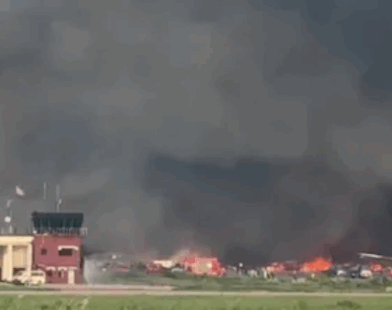 dhaka airport fire