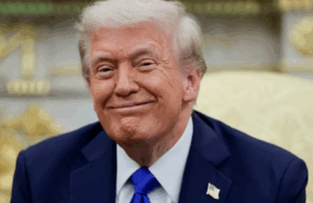 donald trump smile