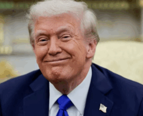 donald trump smile