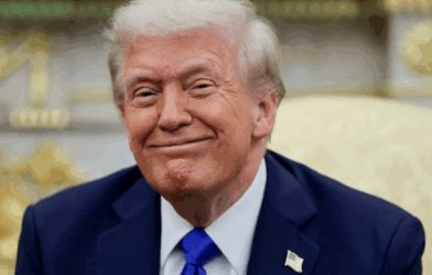 donald trump smile
