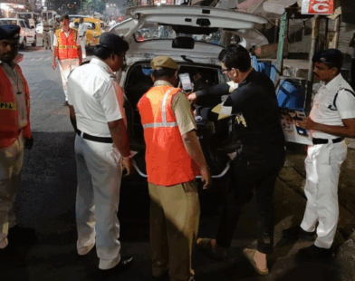 kolkata alert naka checking