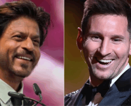 shah rukh khan and messi