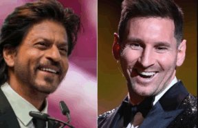 shah rukh khan and messi