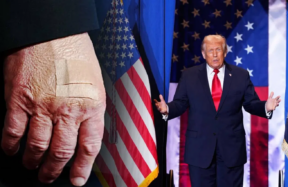 donald trump bandage