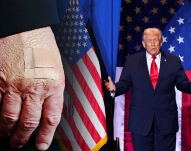 donald trump bandage