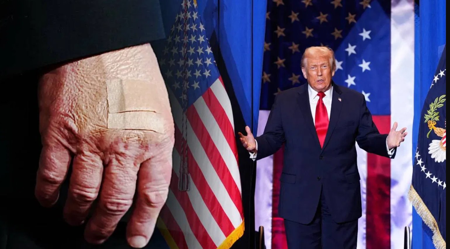 donald trump bandage