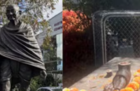 australia gandhi statue