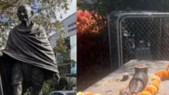 australia gandhi statue