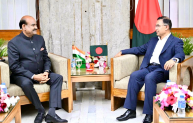 om birla and bangladesh pm