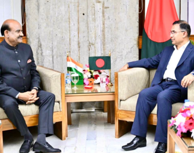 om birla and bangladesh pm