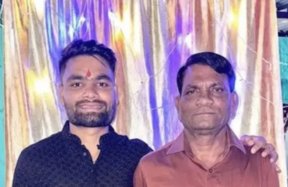 rinku singh and his father