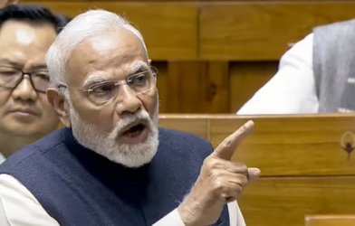 pm modi in parliament