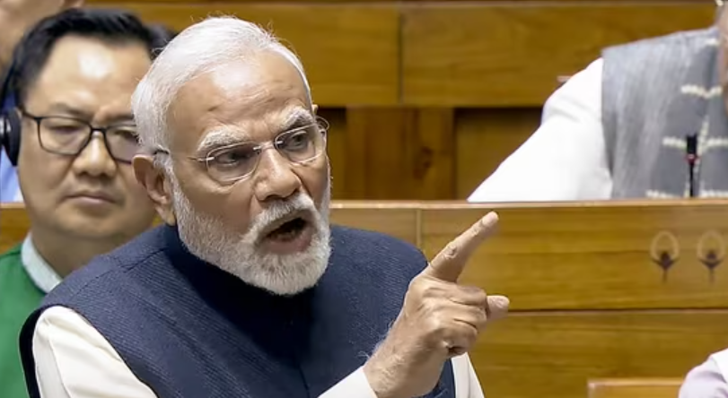pm modi in parliament